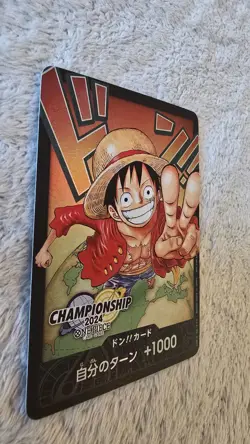 ART CARD ~ One Piece Luffy Don Championship 2024 Alt Art Textured Japanese DON!! - Image 4