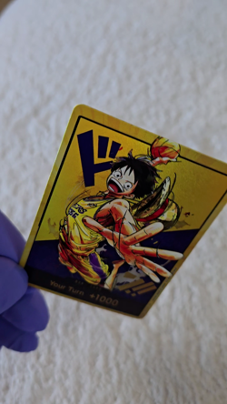 ART CARD One Piece x Lakers NBA Gold Don 10 Playset Textured ENGLISH Luffy Don!! - Image 2