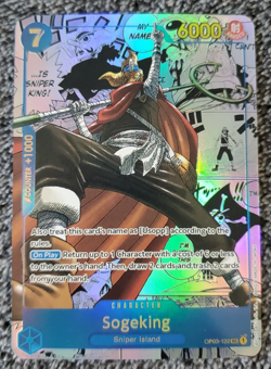 ART CARD ~ One Piece Sogeking Usopp Manga Alt Art Textured ENGLISH luffy zoro - Image 1