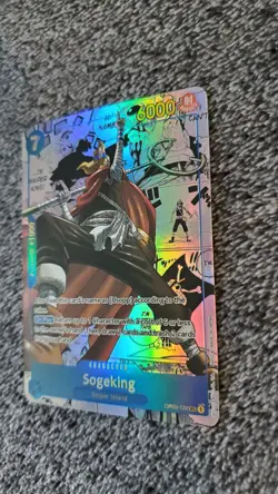 ART CARD ~ One Piece Sogeking Usopp Manga Alt Art Textured ENGLISH luffy zoro - Image 5