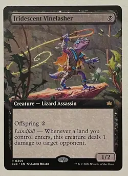 Iridiscent Vinelasher Extended - Bloomburrow MTG Magic the Gathering - Image 1