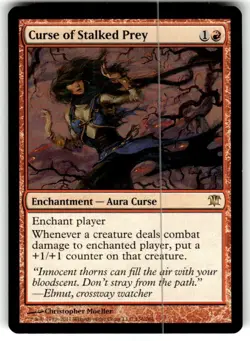 Curse of Stalked Prey Innistrad Regular MTG NM - Image 1