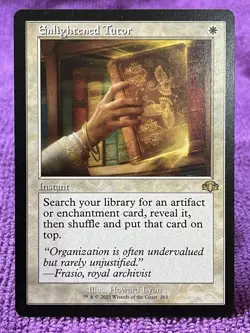 Enlightened Tutor - Retro Frame - Dominaria Remastered #263 - Image 1
