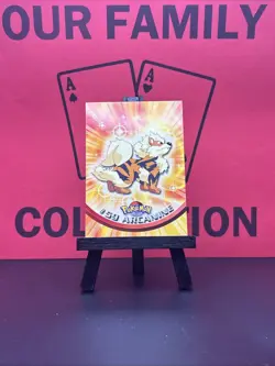 Arcanine #59 Topps Pokemon 2000 TV Animation Edition Non Holo Black Logo NM - Image 1