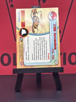 Arcanine #59 Topps Pokemon 2000 TV Animation Edition Non Holo Black Logo NM - Image 5