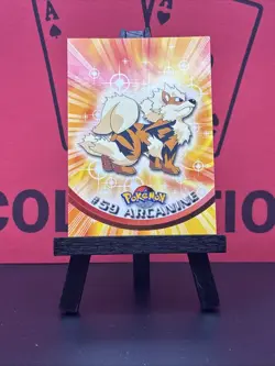 Arcanine #59 Topps Pokemon 2000 TV Animation Edition Non Holo Green Logo NM - Image 2