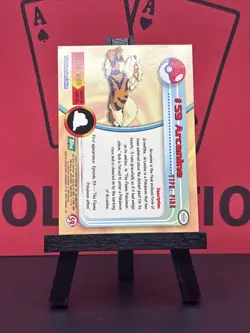 Arcanine #59 Topps Pokemon 2000 TV Animation Edition Non Holo Green Logo NM - Image 5