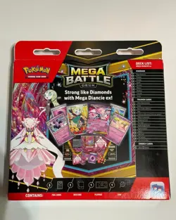 Pokemon TCG Battle Deck Mega Diancie EX (Open Box) No Meloetta #026 Promo - Image 2