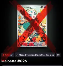 Pokemon TCG Battle Deck Mega Diancie EX (Open Box) No Meloetta #026 Promo - Image 3