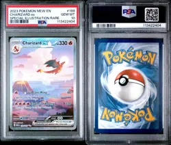 2023 POKEMON MEW EN-151 SPECIAL ILLUSTRATION RARE #199 CHARIZARD EX PSA 10 - Image 2