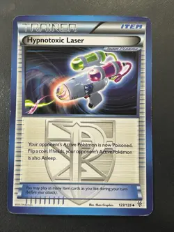 Pokemon TCG Hypnotoxic Laser Black & White 123/135 Regular Uncommon VLP - Image 1