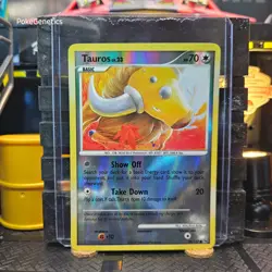 Tauros Platinum Reverse Holo Pokemon TCG 98/127 Common - Image 1