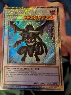 Dark End Dragon RA03 platinum rare NM Yugioh - Image 1