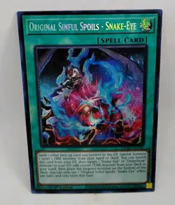 YU-GI-OH! Original Sinful Spoils-Snake-Eye. MP24-EN124 1st Ed. Prismatic Secret - Image 1