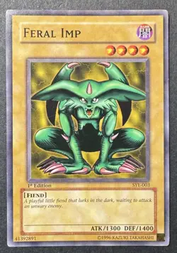 FERAL IMP SYE-003 1ST EDITION YUGIOH TCG - Image 1