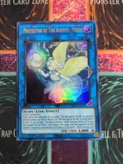 Yu-Gi-Oh! Protector of The Agents - Moon GFP2-EN011 1st Edition Ultra Rare NM - Image 1