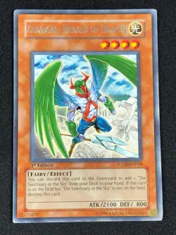 YUGIOH ZERADIAS, HERALD OF HEAVEN FOTB-EN018 1ST RARE (NM) - Image 1