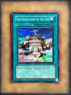 Yugioh The Sanctuary in the Sky AST-042 Super Rare LP - Image 1