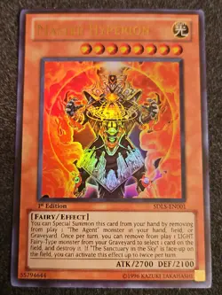 1x (M/NM) Master Hyperion - SDLS-EN001 - Ultra Rare - 1st Edition YuGiOh - Image 1