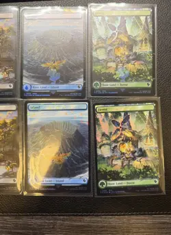 10 Chocobo Track Foil Lands Magic The Gathering Trading Card - Image 2