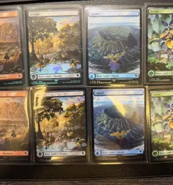 10 Chocobo Track Foil Lands Magic The Gathering Trading Card - Image 3