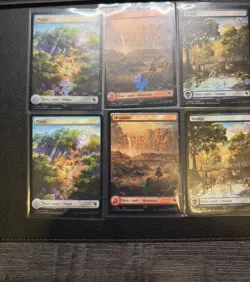 10 Chocobo Track Foil Lands Magic The Gathering Trading Card - Image 4
