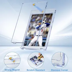 5ct Magnetic Card Holder for Trading Cards, 35pt Ultra Clear 5, - Image 3