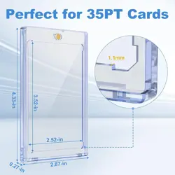 5ct Magnetic Card Holder for Trading Cards, 35pt Ultra Clear 5, - Image 5