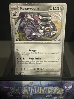 Pokemon Card Revavroom SVP 121 Black Star Promo Cosmos Holo Near Mint - Image 1