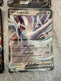 Pokemon TCG Jumbo Oversized Card Lot of 4 Promo Cards - Lugia, Rayquaza, Jirachi - Image 3
