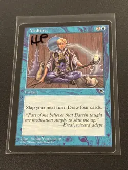 Tempest Meditate MTG Magic the Gathering HP - Image 1