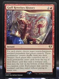 Guff Rewrites History #737 Commander Masters Regular Rare - Image 1