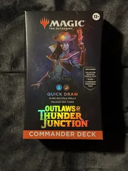 MTG Outlaws of Thunder Junction: Quick Draw Commander Deck - Image 1