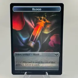 Spirit Token + Blood Token - Foil Double Sided Token - Innistrad: Crimson Vow - Image 2