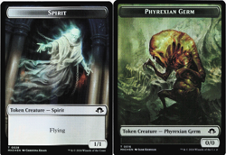 Spirit / Phyrexian Germ Double-Sided Token (FOIL) - [Modern Horizons 3] MTG - Image 1