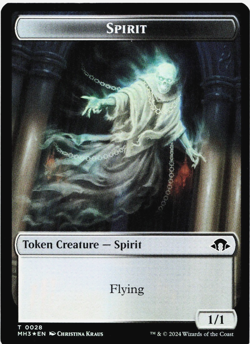 Spirit / Phyrexian Germ Double-Sided Token (FOIL) - [Modern Horizons 3] MTG - Image 2