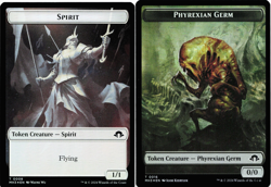 Spirit / Phyrexian Germ Double-Sided Token (FOIL) - [Modern Horizons 3] MTG - Image 1