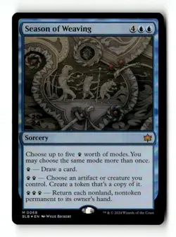 MTG Foil Season of Weaving - Prerelease Moderately Played English - Image 1