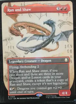 Ran and Shaw 325 TLA Avatar MTG NM pack to Sleeve - Image 1