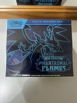 Pokemon Elite Trainer box Phantasmal Flames ETB Sealed Mega Sharpedo ex SIR 127 - Image 2