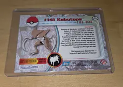2000 Topps Pokemon TV Animation Edition Series 3 Non Holo #141 Kabutops - Image 2