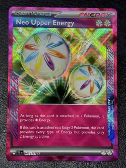 Neo Upper Energy 162/162 - ACE SPEC - Pokemon TCG: Temporal Forces - NM - Image 1