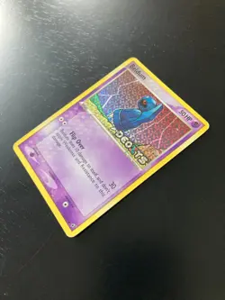 Pokemon Beldum 2005 EX Deoxys 55/107 Reverse Holo Stamped. Fair/ Heavy Played - Image 2
