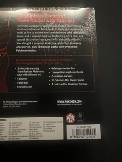 Pokemon TCG Team Rocket’s Moltres EX Ultra Premium Collection (UPC) - SEALED - Image 4