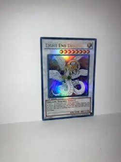 Yugioh Light End Dragon LCGX-EN189 Ultra 1st Edition LP-NM Holo Vintage - Image 1