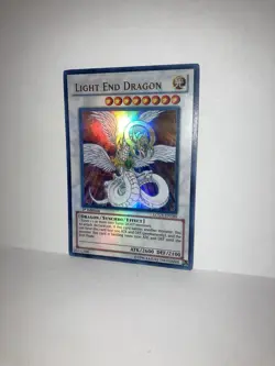 Yugioh Light End Dragon LCGX-EN189 Ultra 1st Edition LP-NM Holo Vintage - Image 2
