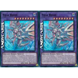 FILIA REGIS 2x • Super R • ALIN EN037 • 1Ed • Yugioh! • ANDYCARDS - Image 1