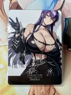 Saeko Highschool Of The Dead Goddess Story Waifu Anime Custom Card - Image 1