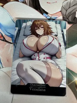 Venelana Highschool DxD hentai Anime Doujin Waifu Custom Art Card - Image 1