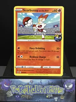 Pokemon Card Scorbunny On the Ball 004/005 Futsal Promo Near Mint - Image 1